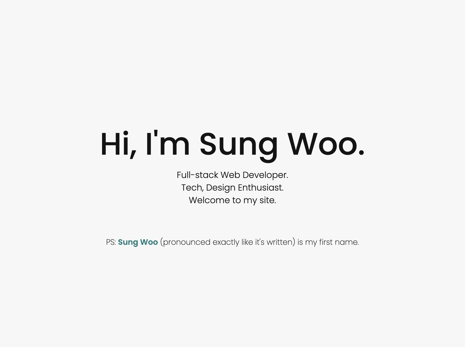 sungwoo.io